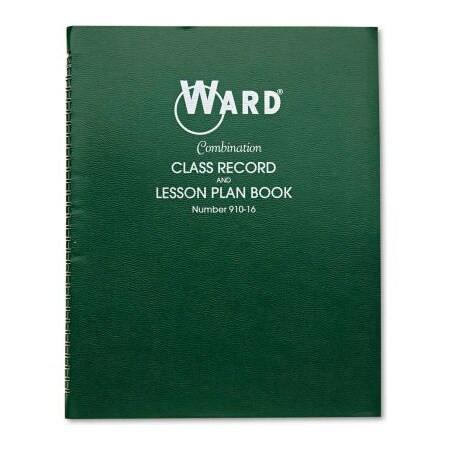 WARD Combination Class Record Plan Book 9 10 Weeks 8 Periods Per Day 8 12 X 11 - Office Depot